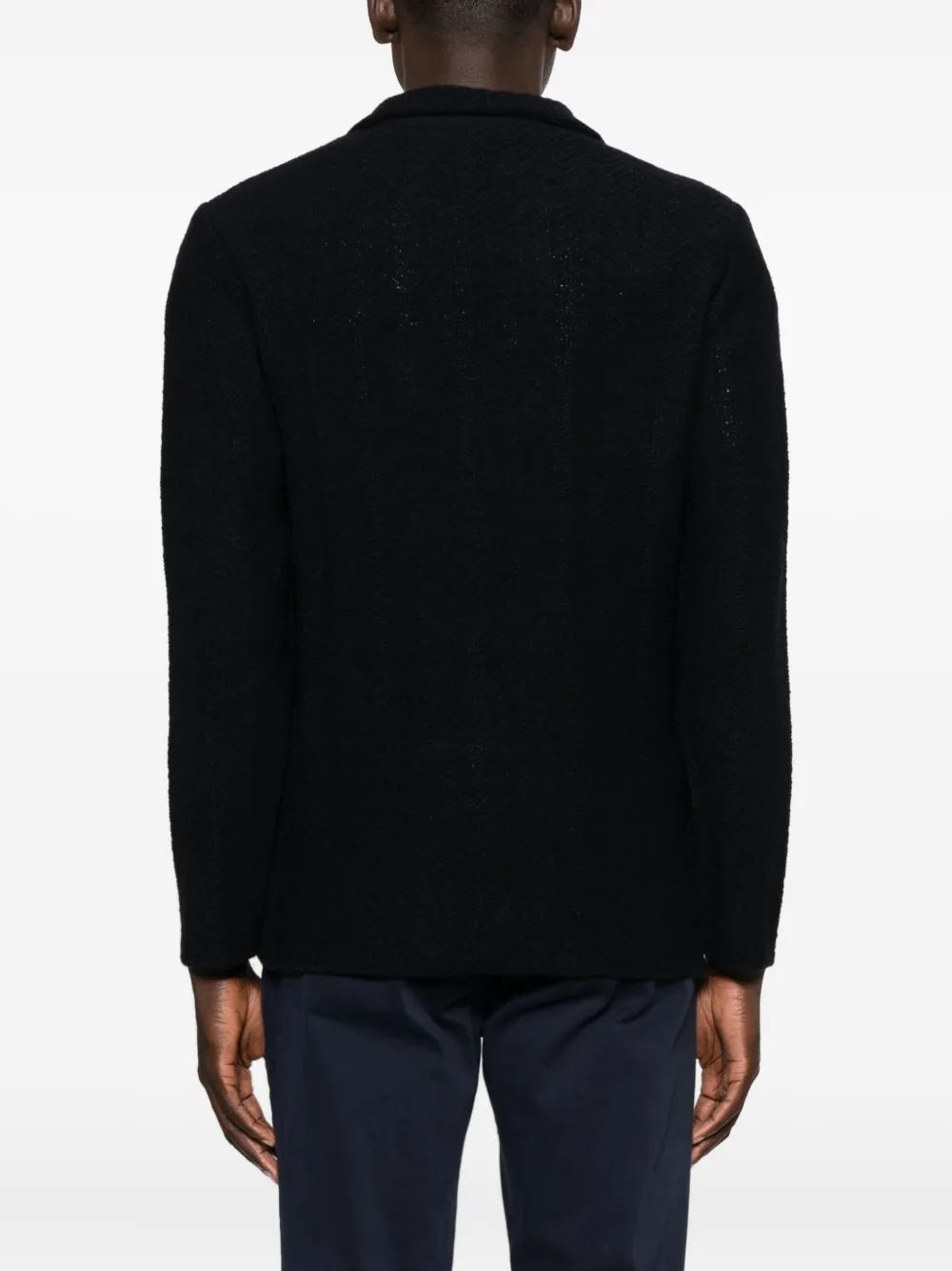 Manuel Ritz Gebreide blazer Blauw