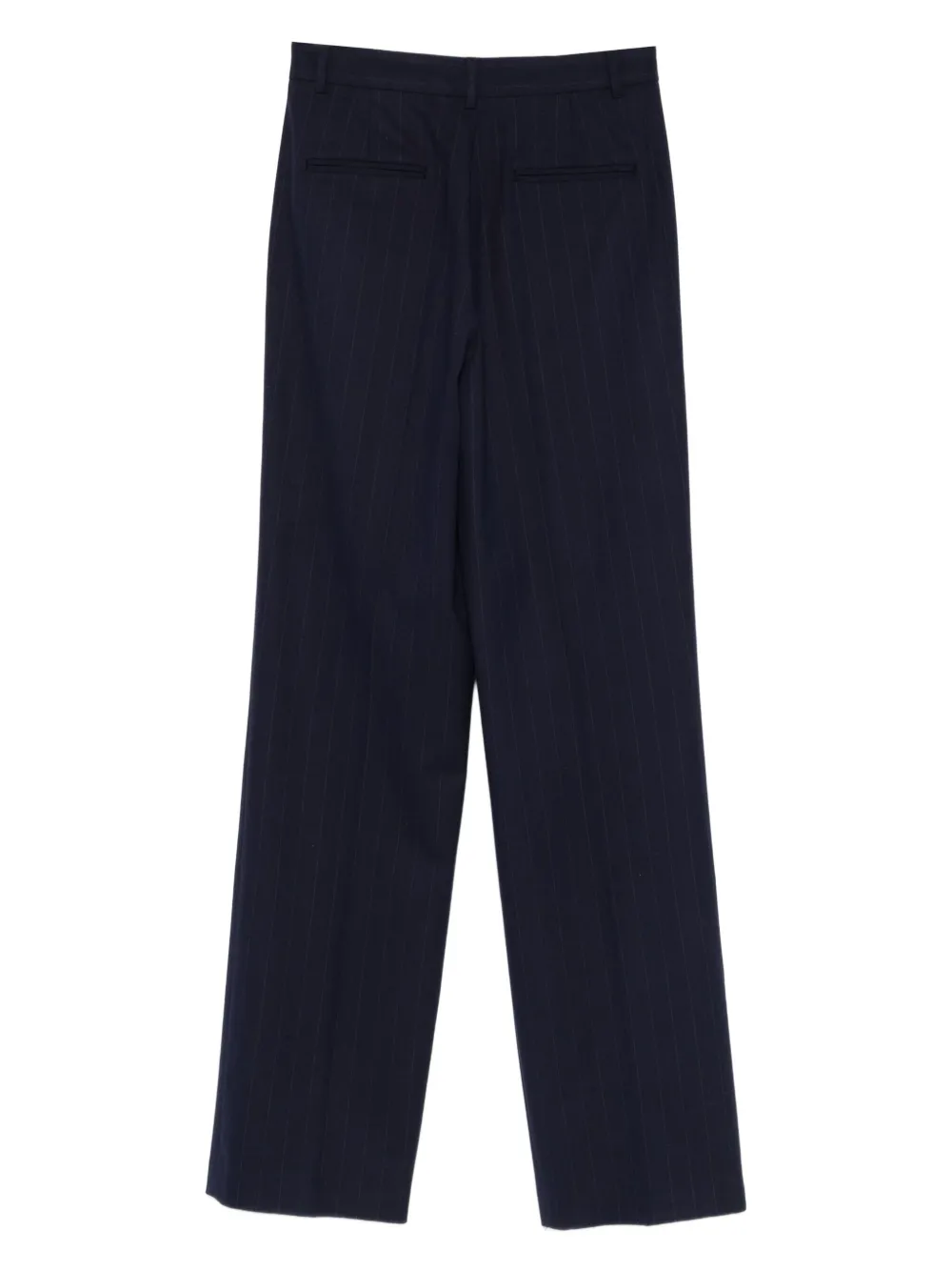 Manuel Ritz pinstriped trousers - Blauw