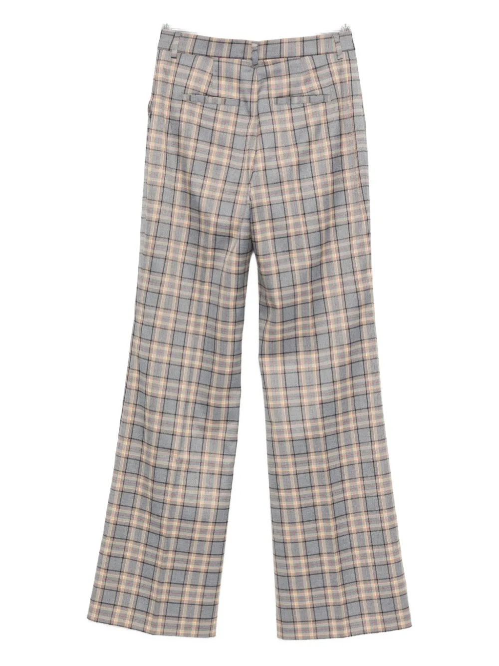 Manuel Ritz check-pattern trousers - Grijs