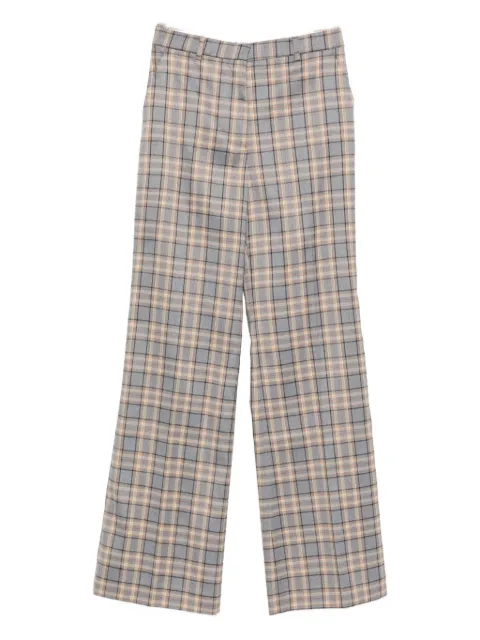 Manuel Ritz pantalones con cuadros estampados