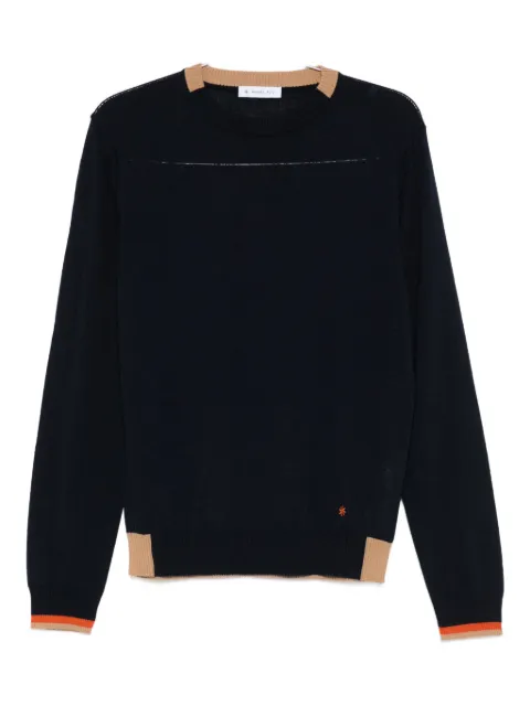 Manuel Ritz contrast-trim wool-blend sweater