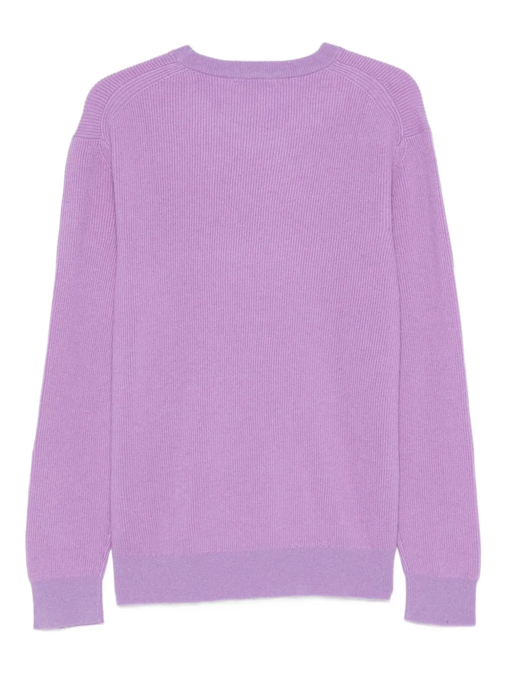 Manuel Ritz crew-neck merino-wool sweater - Paars