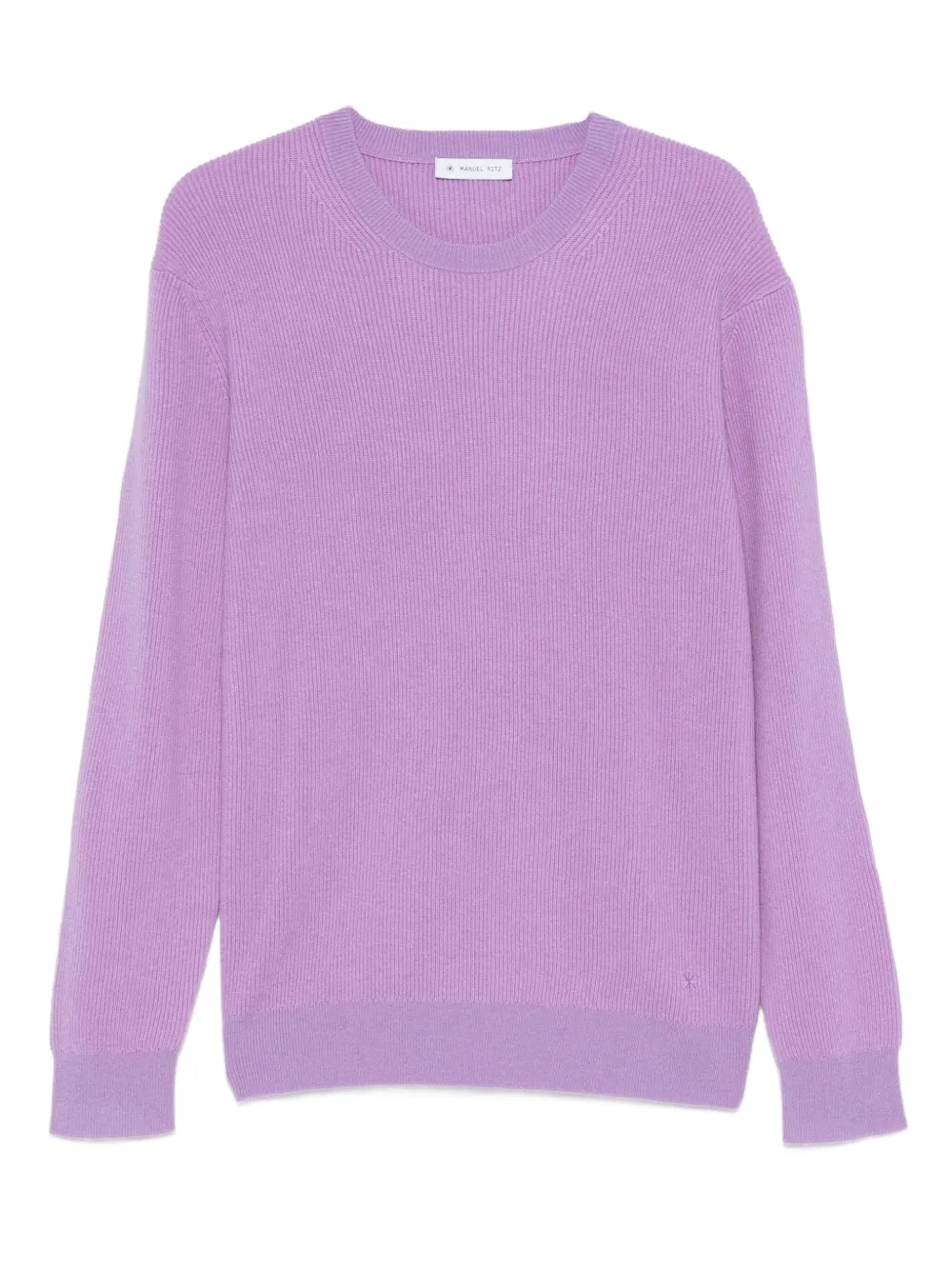 Manuel Ritz crew-neck merino-wool sweater | Purple | Image 1