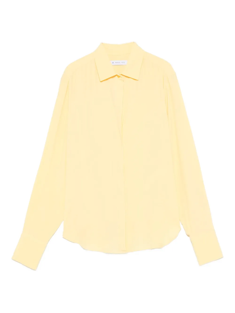 Manuel Ritz Long-sleeve Shirt In Yellow