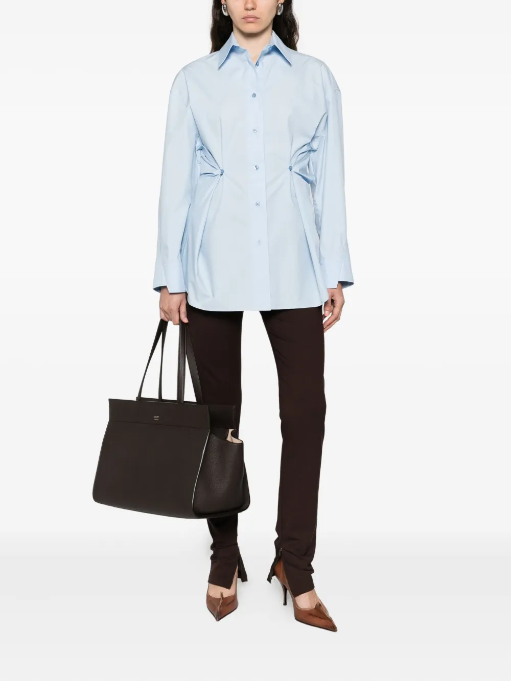 Manuel Ritz Katoenen blouse - Blauw