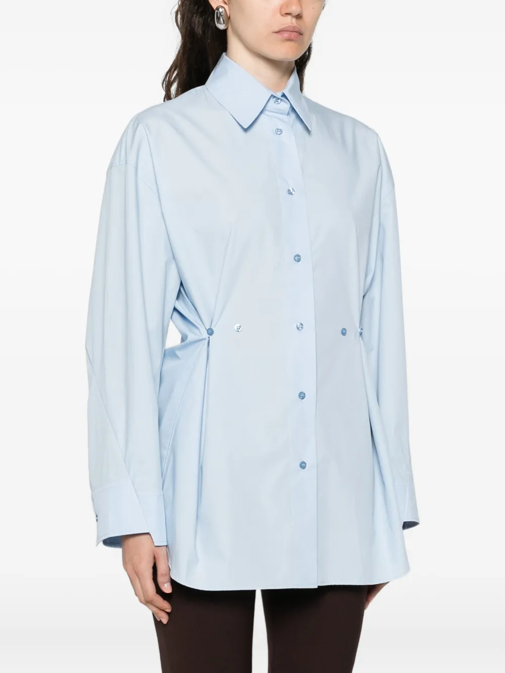 Manuel Ritz Katoenen blouse Blauw