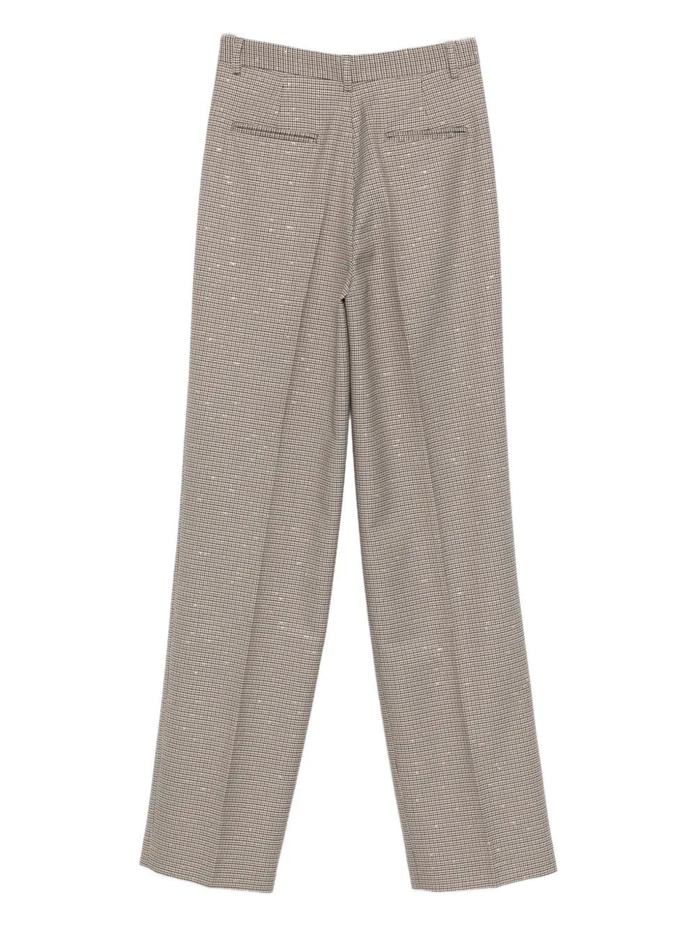 Manuel Ritz pleat-detailing trousers - Bruin