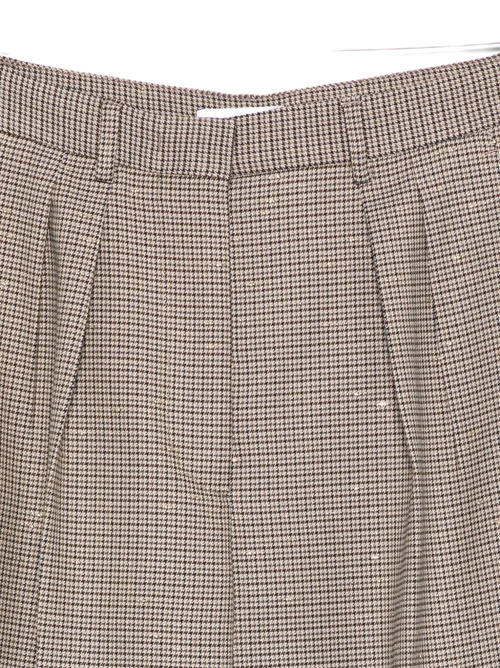 Manuel Ritz Broek met geplooid detail Bruin