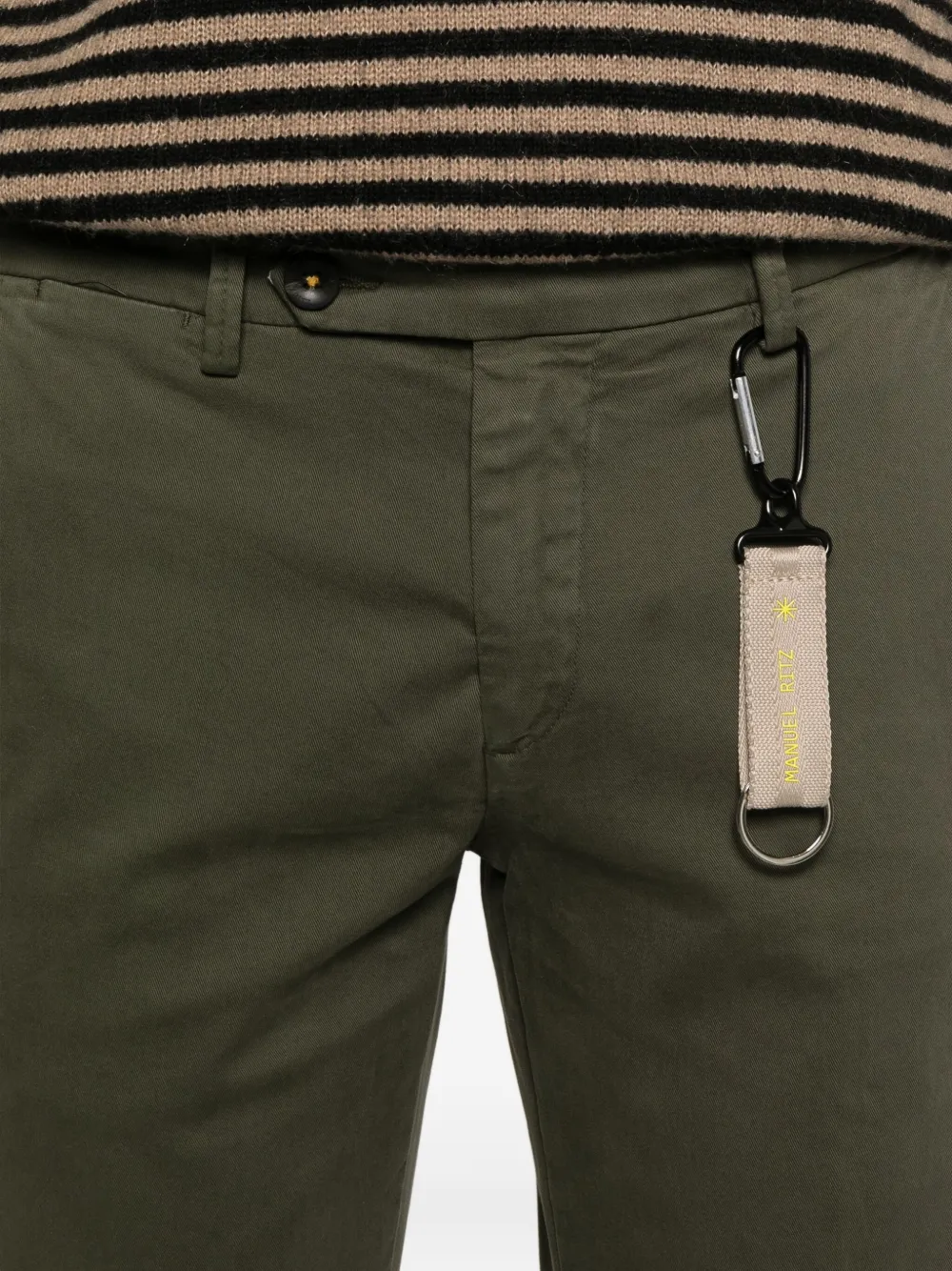 Manuel Ritz Twill broek Groen