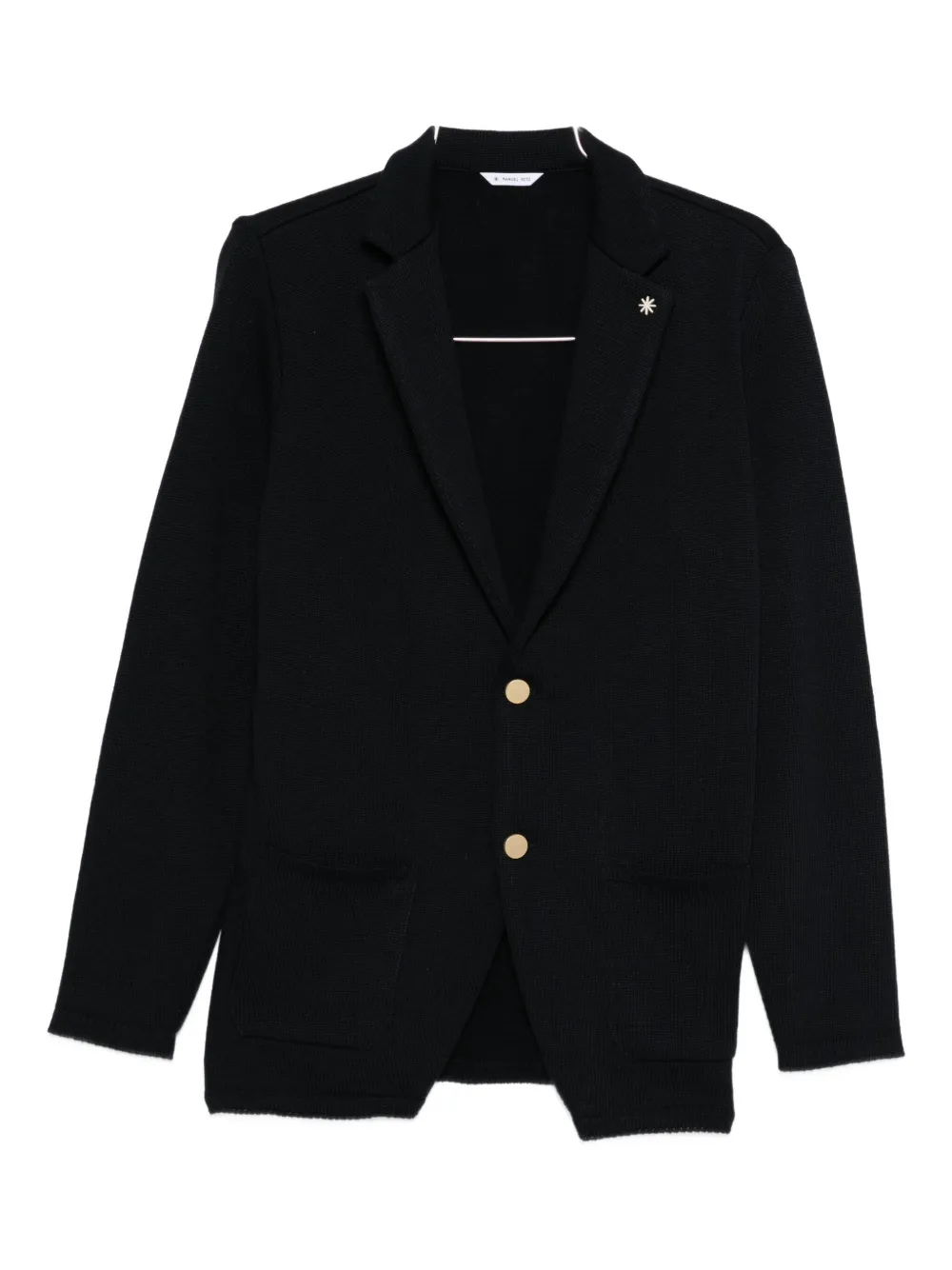 Manuel Ritz Single-breasted Blazer In Black