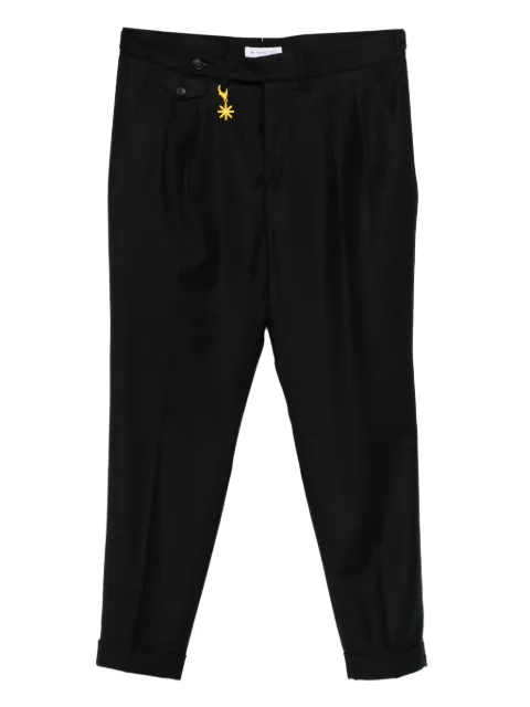 Manuel Ritz double-pleat flannel trousers