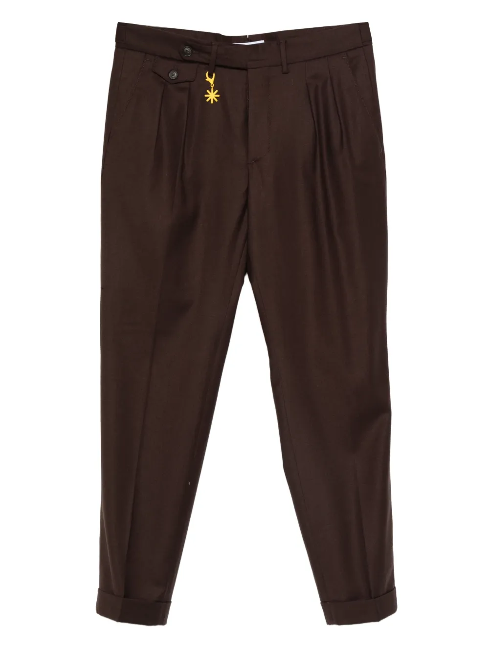 Manuel Ritz pantalon ample à pinces | marron | Image 1