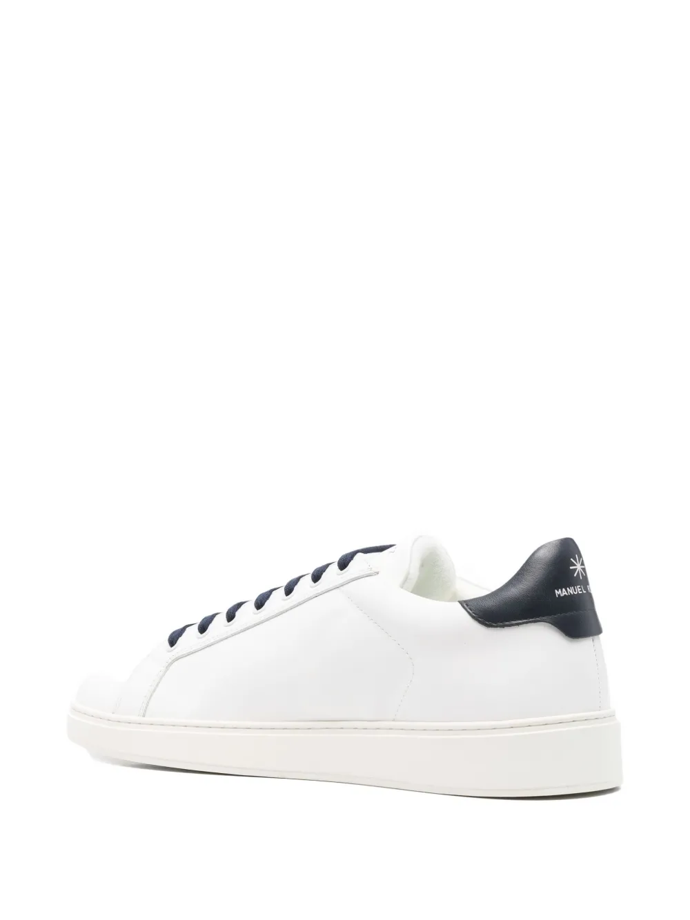 Manuel Ritz Leather Sneakers In White