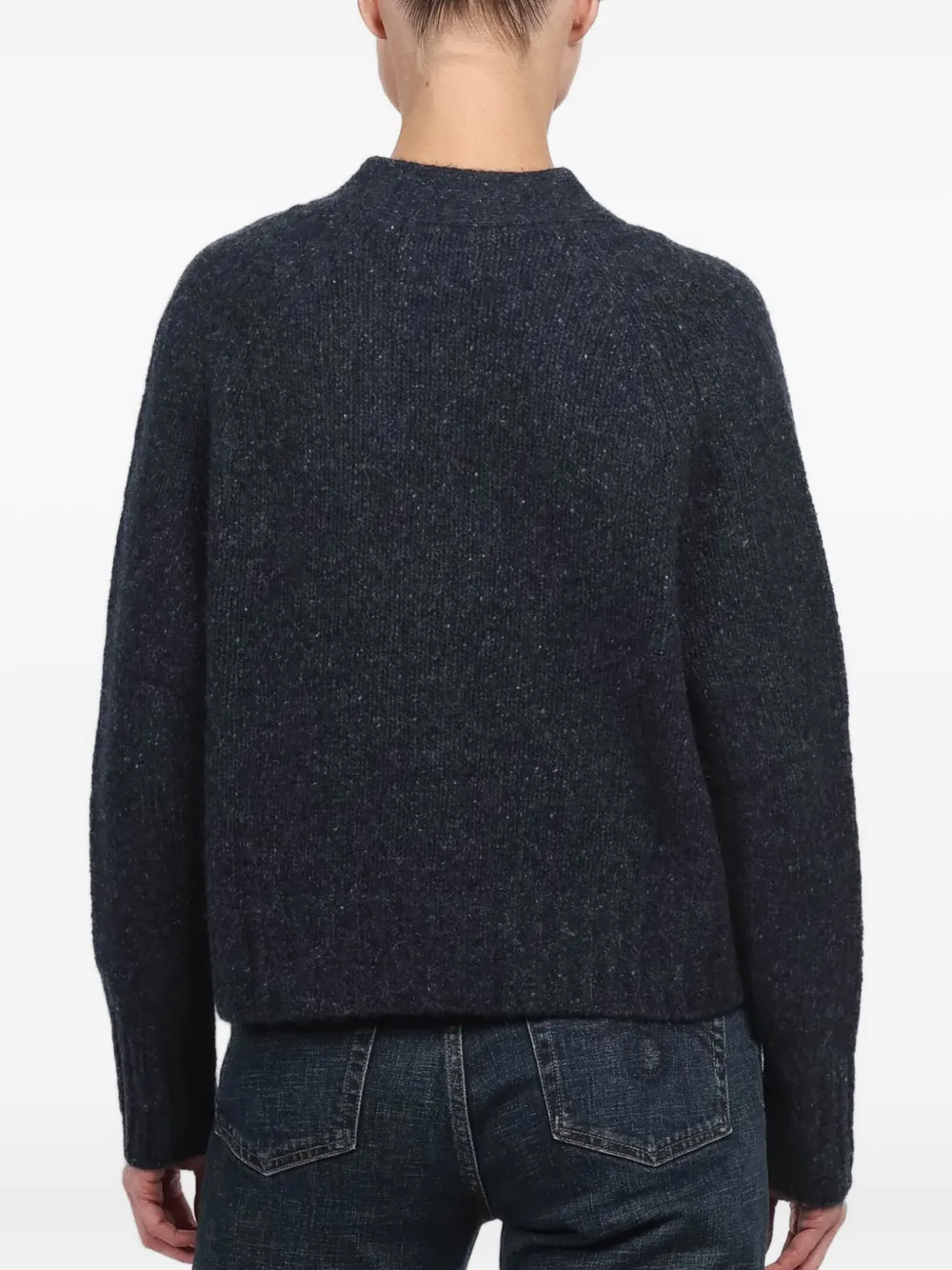 Allude V-neck Cardigan In Blue