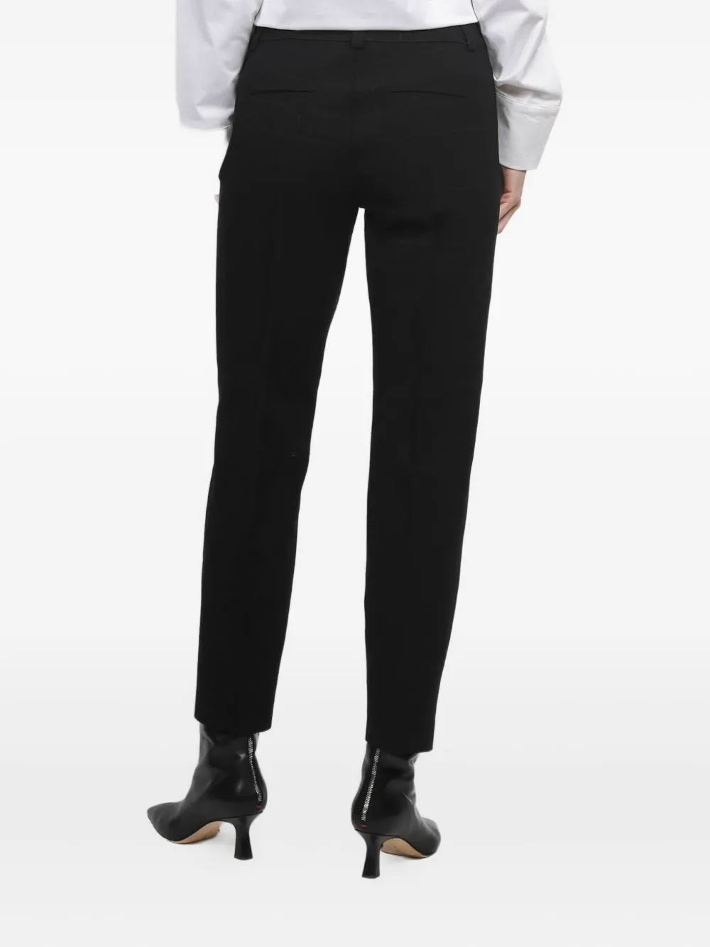 High Sport Check-pattern Trousers In Black
