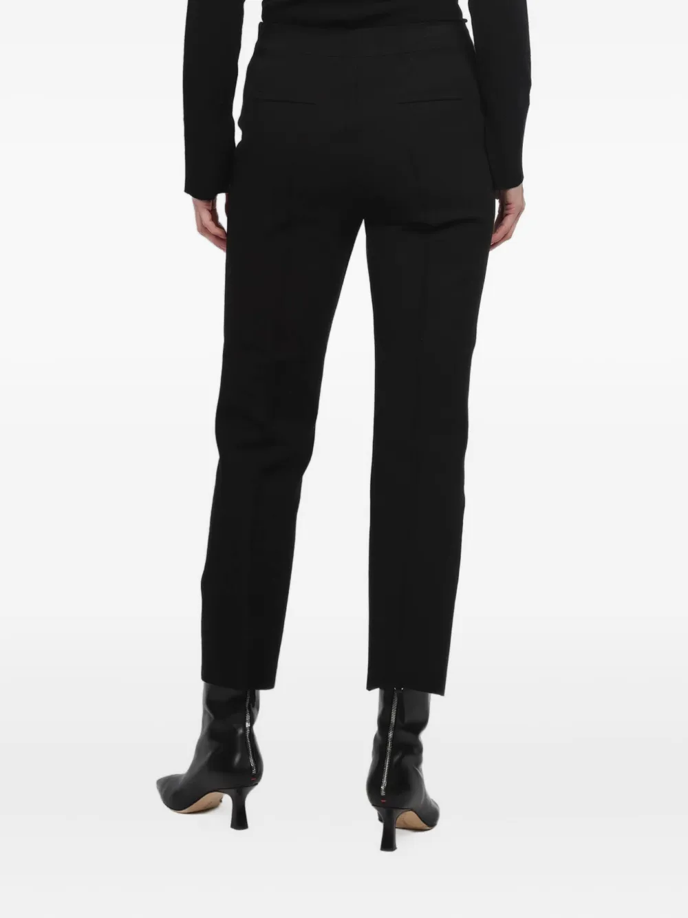 High Sport Seam-detail Trousers In Black