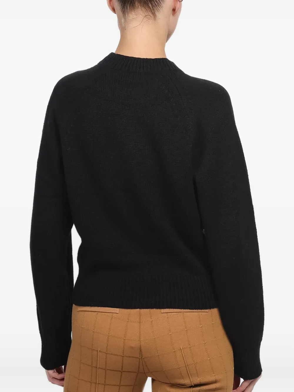 High Sport Ribbed-trim Sweater In Black