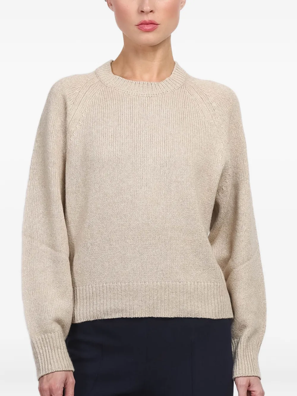 High Sport ribbed-trim sweater | Neutrals | Image 1