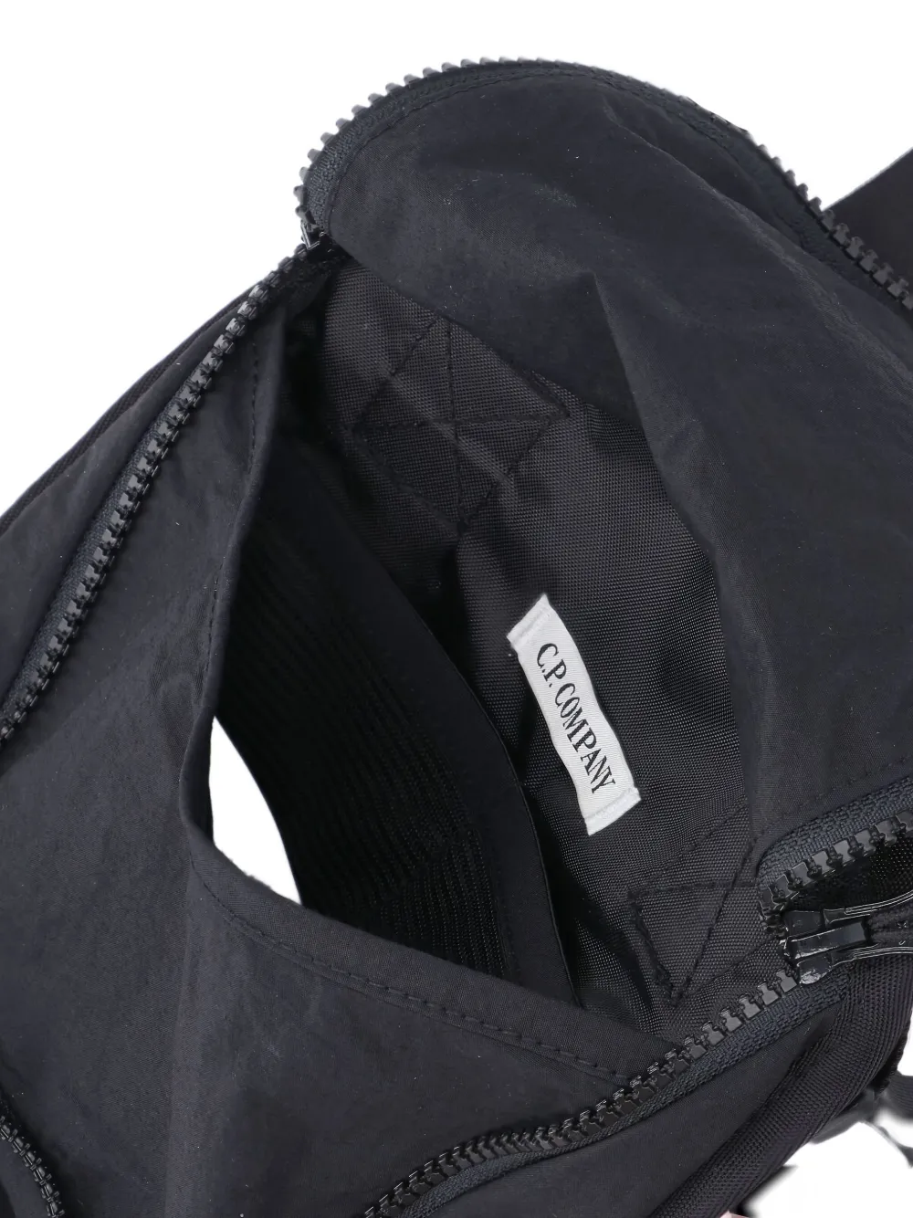 C.p. Company Paper Touch Shoulder Bag In Black