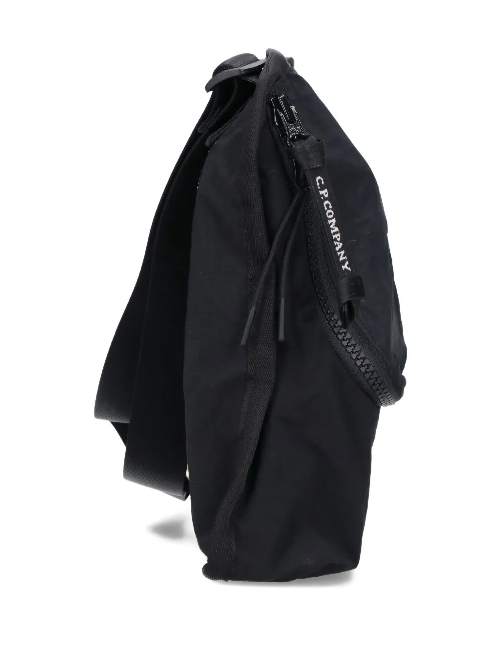 C.p. Company Paper Touch Shoulder Bag In Black