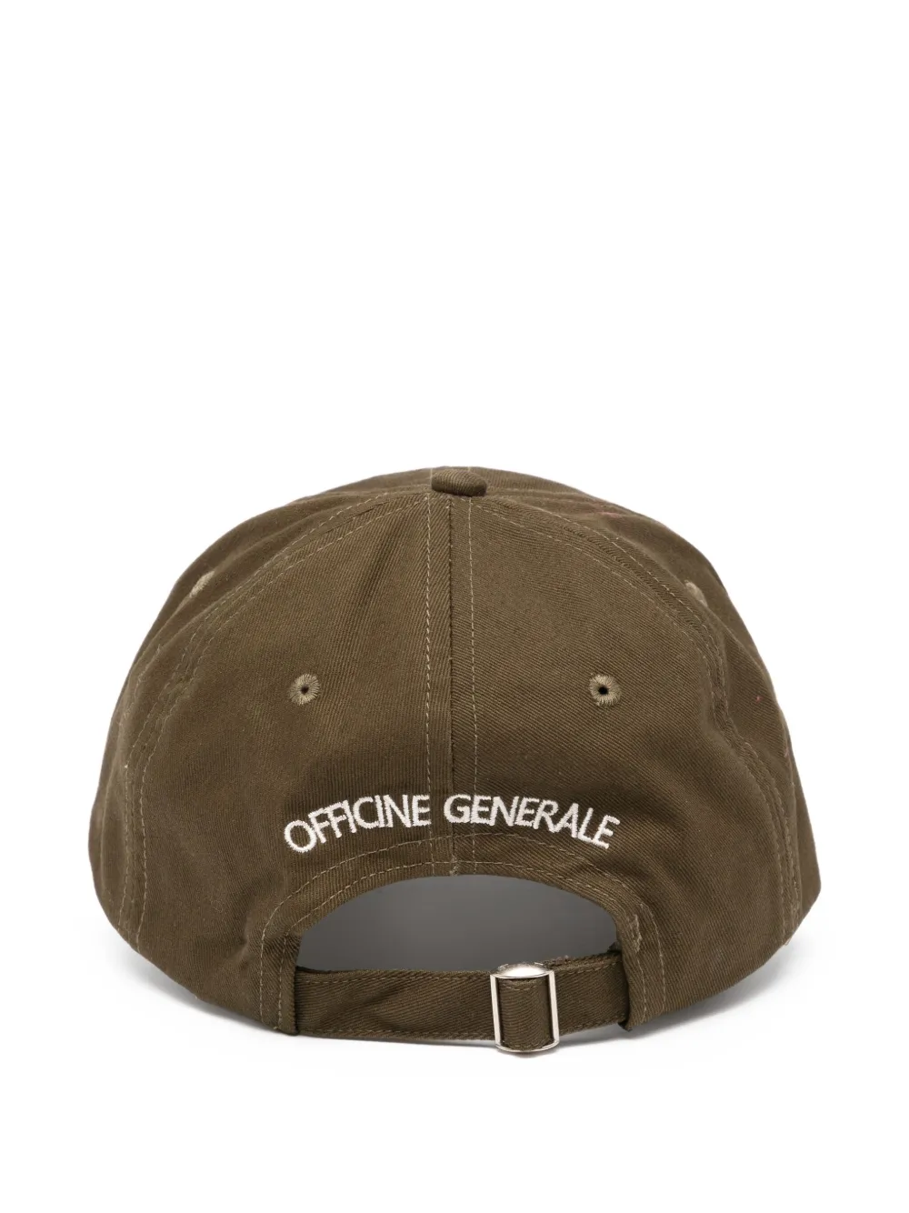 Officine Generale logo-embroidered cap | Women | Image 2