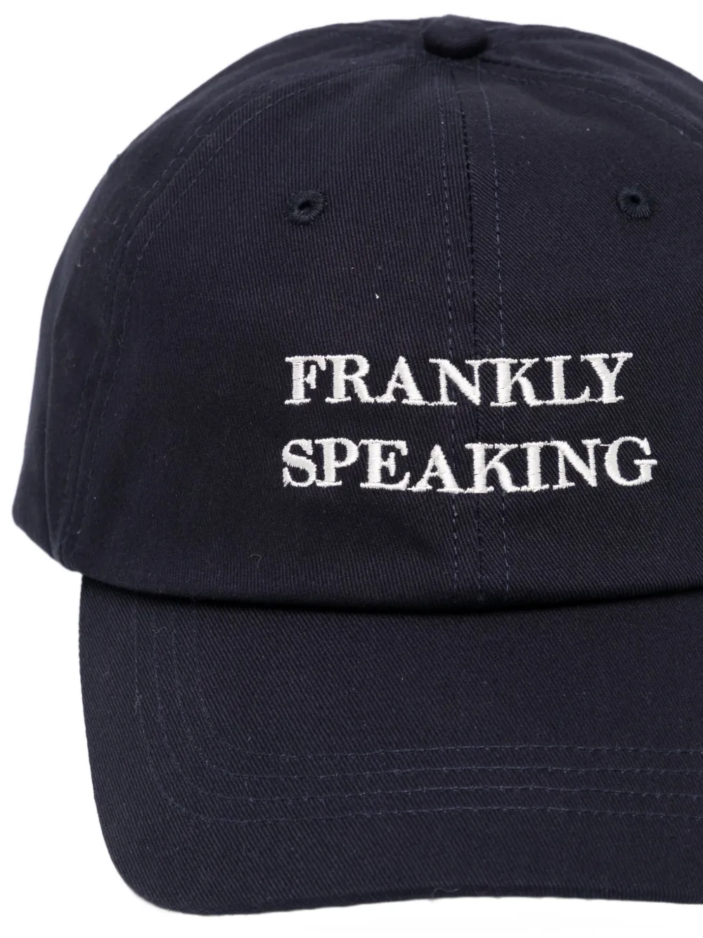 Officine Generale Logo-embroidered Cap In Blue
