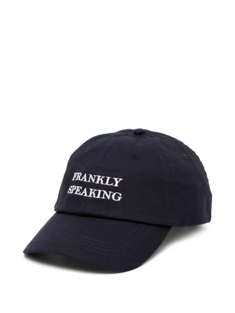 Officine Generale logo-embroidered cap
