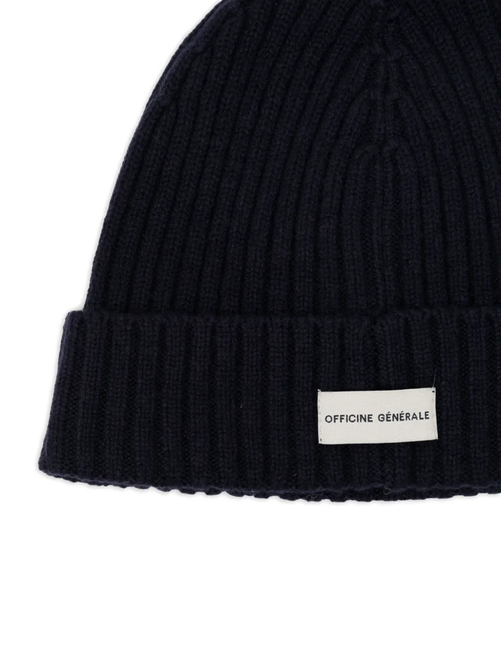 Officine Generale Wollen muts Blauw