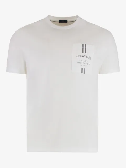 Paul & Shark crew-neck pocket T-shirt