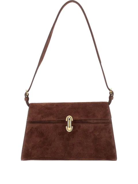 Savette  Symmetry suede shoulder bag