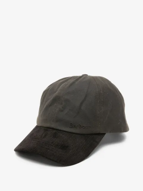 Barbour كاب مخملي مضلع بأجزاء مخيوطة