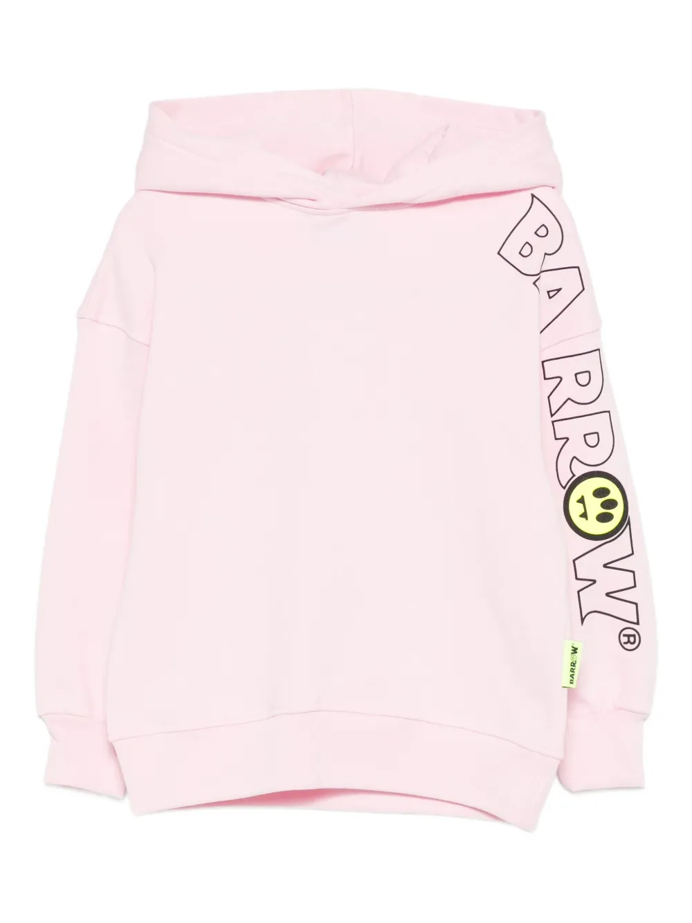 Barrow kids logo-print hoodie | Pink | Image 1