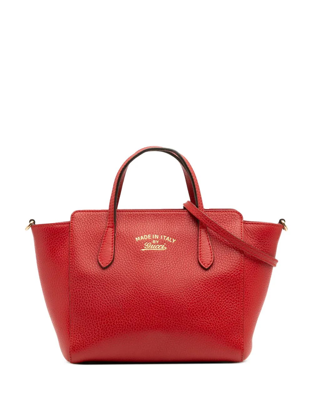Gucci Pre-Owned 2016-2025 Mini Leather Swing satchel | Red | Image 1