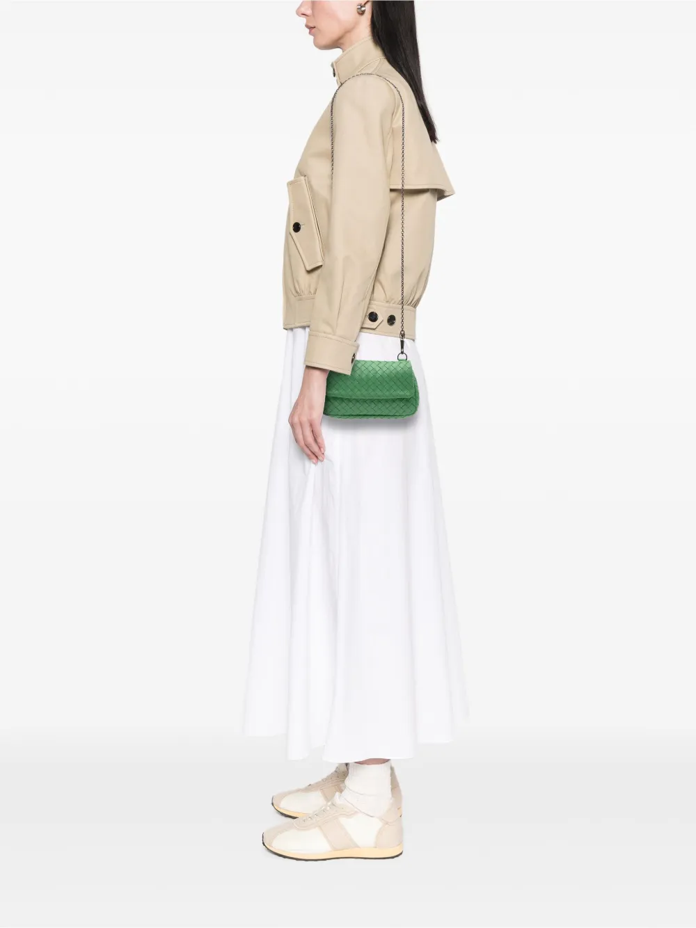 Bottega Veneta Pre-Owned 2012-2025 Mini Nappa Intrecciato Expandable Chain crossbody bag | Pre-Owned | Image 2