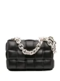 Bottega Veneta Pre-Owned 2012-2025 Nappa Intrecciato Padded Chain Cassette satchel - Black