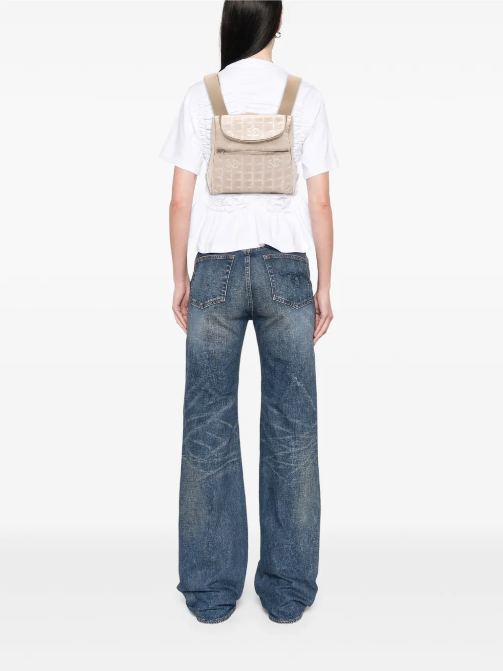 CHANEL Pre-Owned 2000-2002 New Travel Line Nylon backpack | Pre-Owned | Image 2