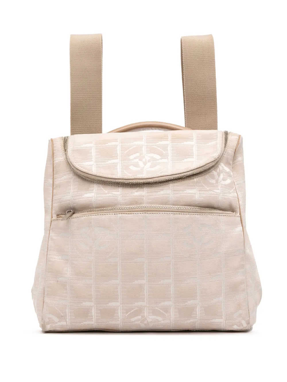 CHANEL Pre-Owned 2000-2002 New Travel Line Nylon backpack | Brown | Image 1
