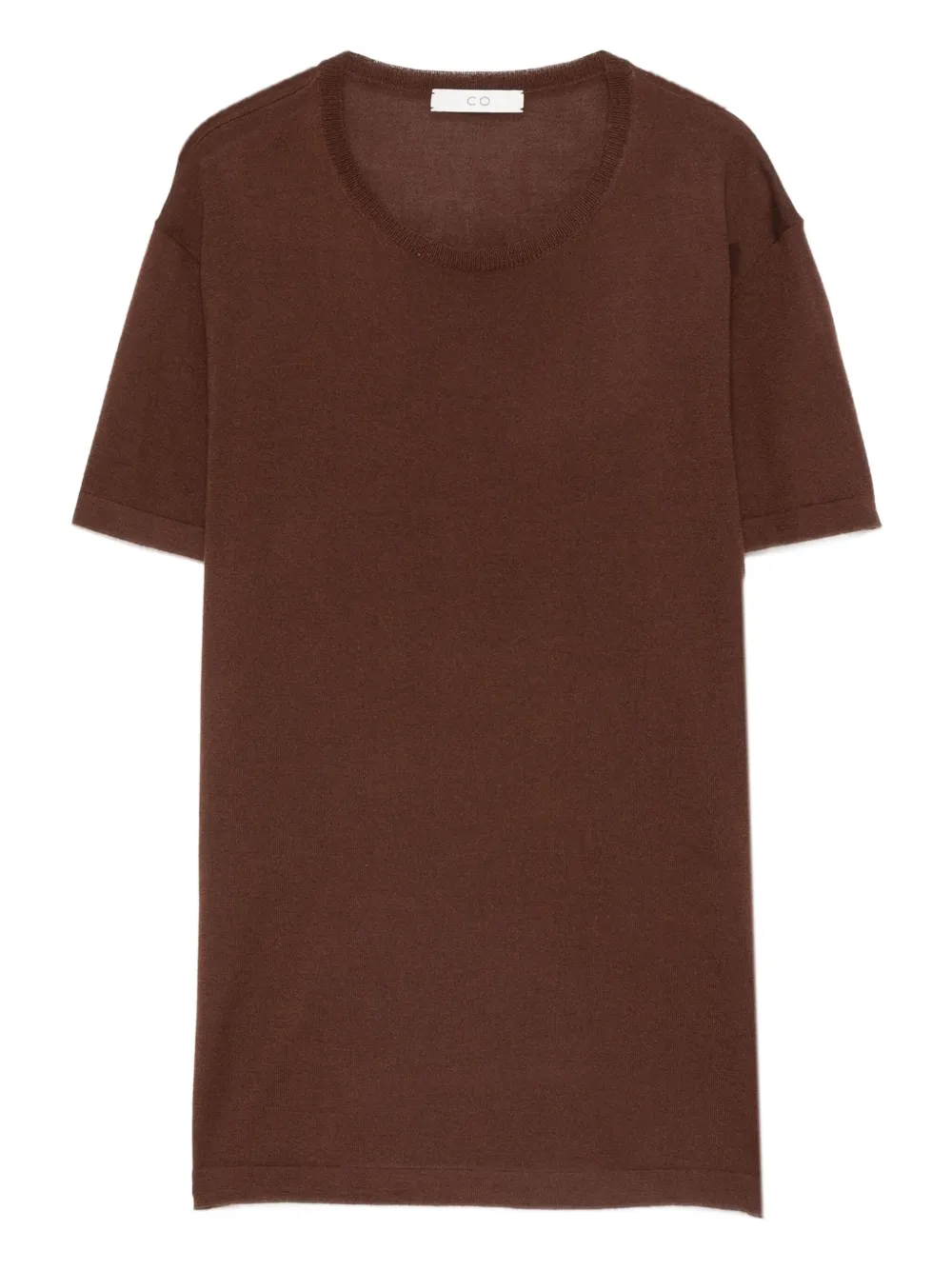 Co playera con cuello redondo | marrón | Image 1