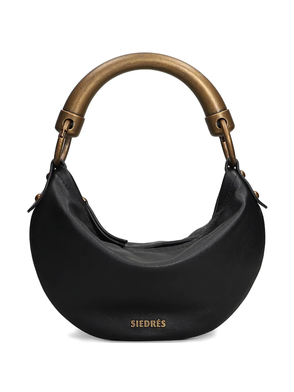 SIEDRES small Chérie round-handle tote bag | Black | Image 1