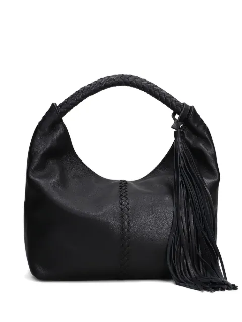 SIEDRES mini Galia braided tassel tote bag
