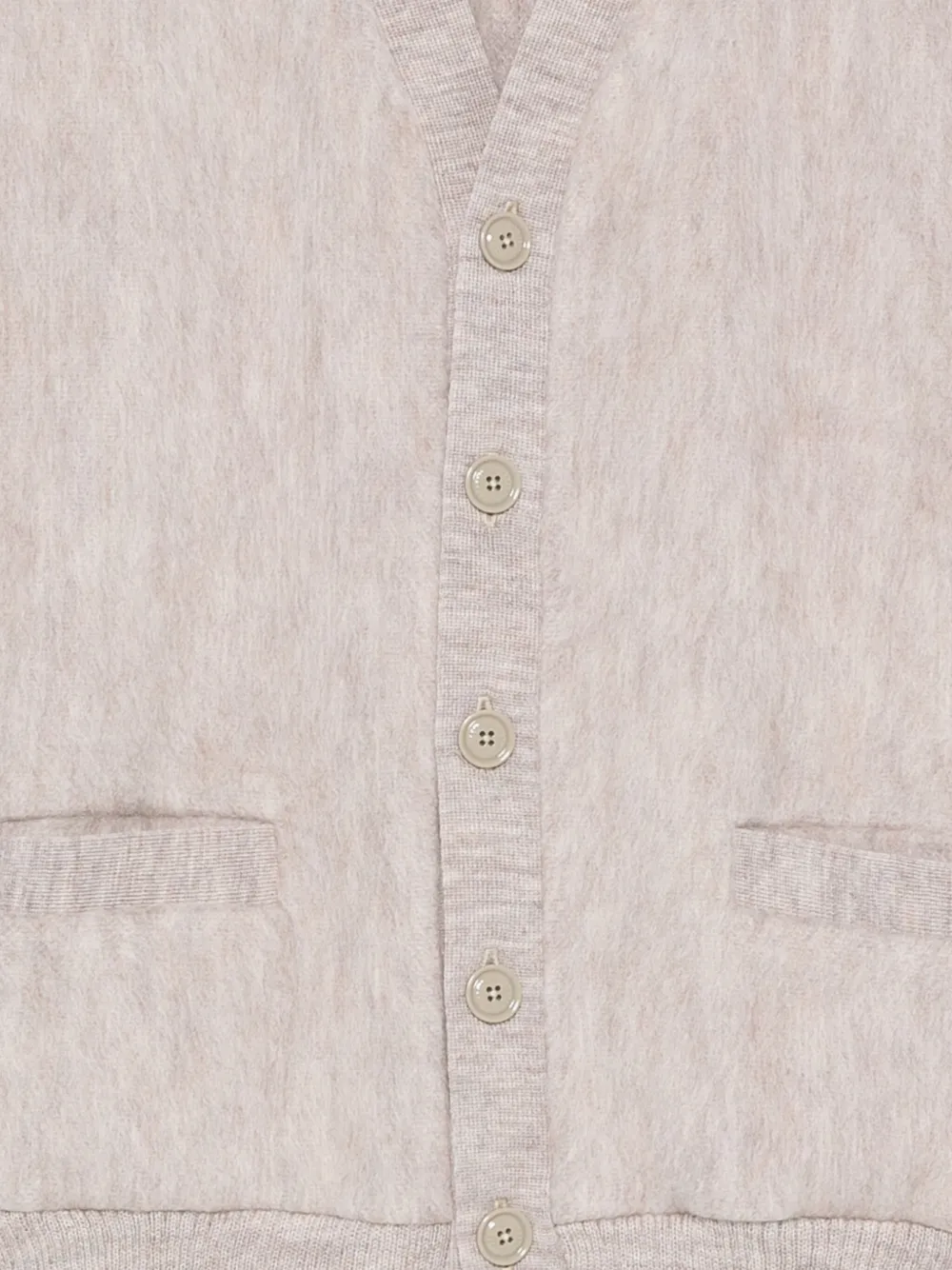 Aspesi Wool Cardigan In Neutral