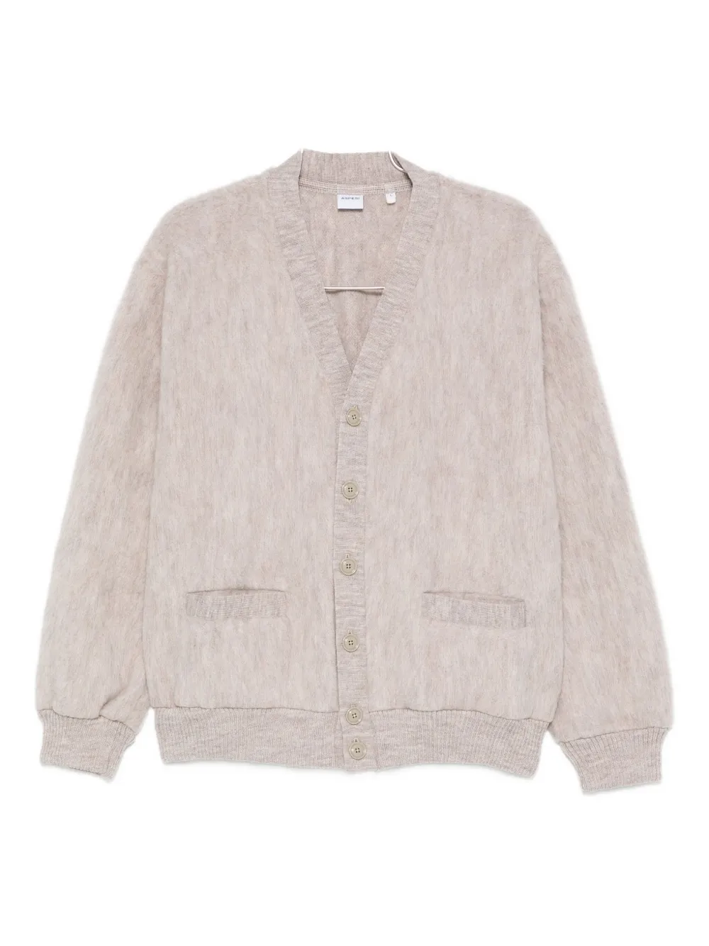 Aspesi Wool Cardigan In Neutral