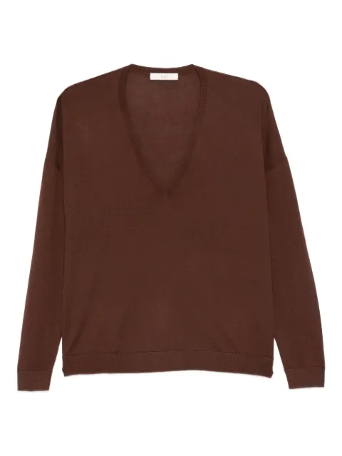 Co suéter con cuello en V