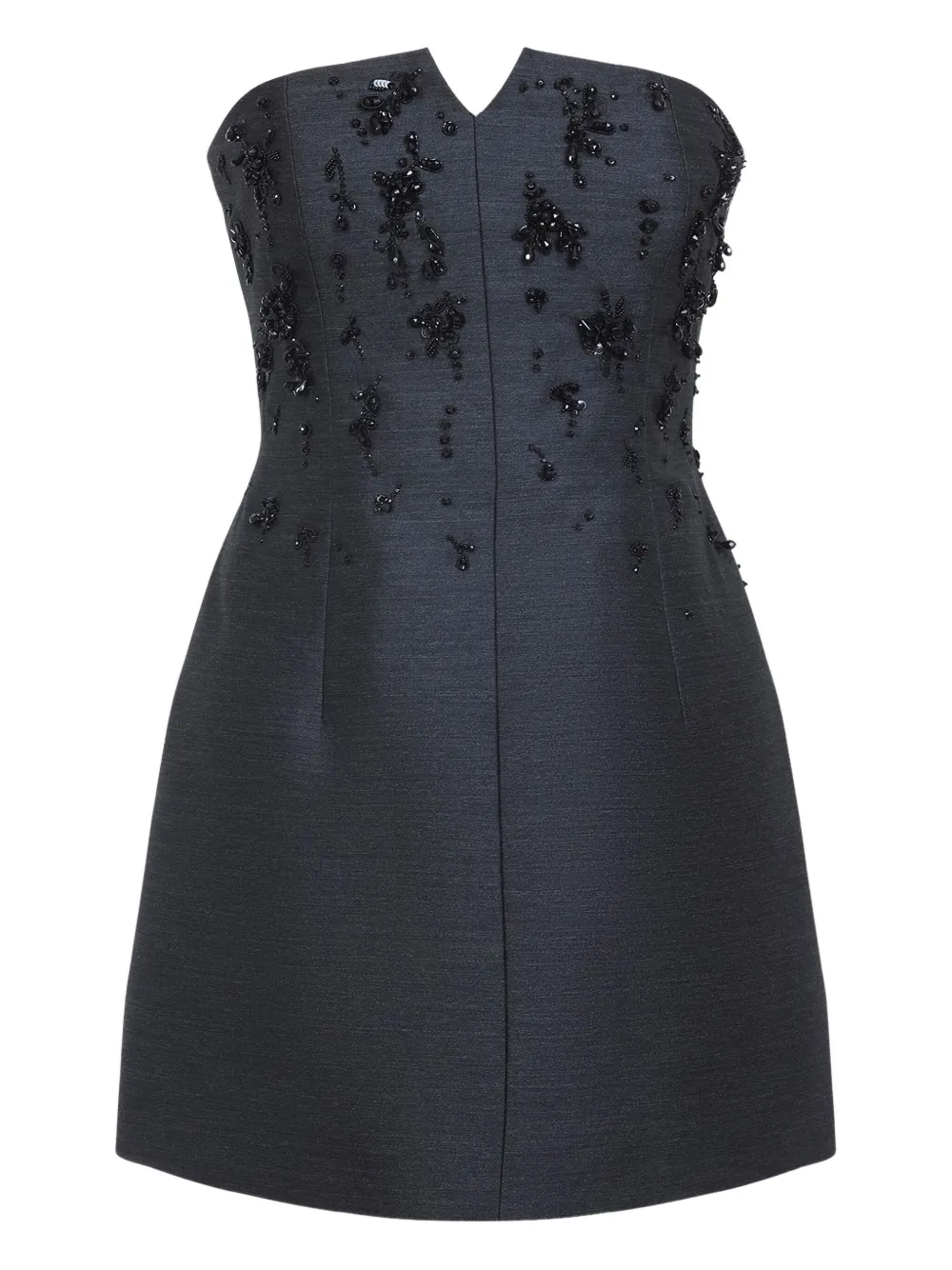 Alberta Ferretti crystal-embellished strapless dress | Black | Image 1