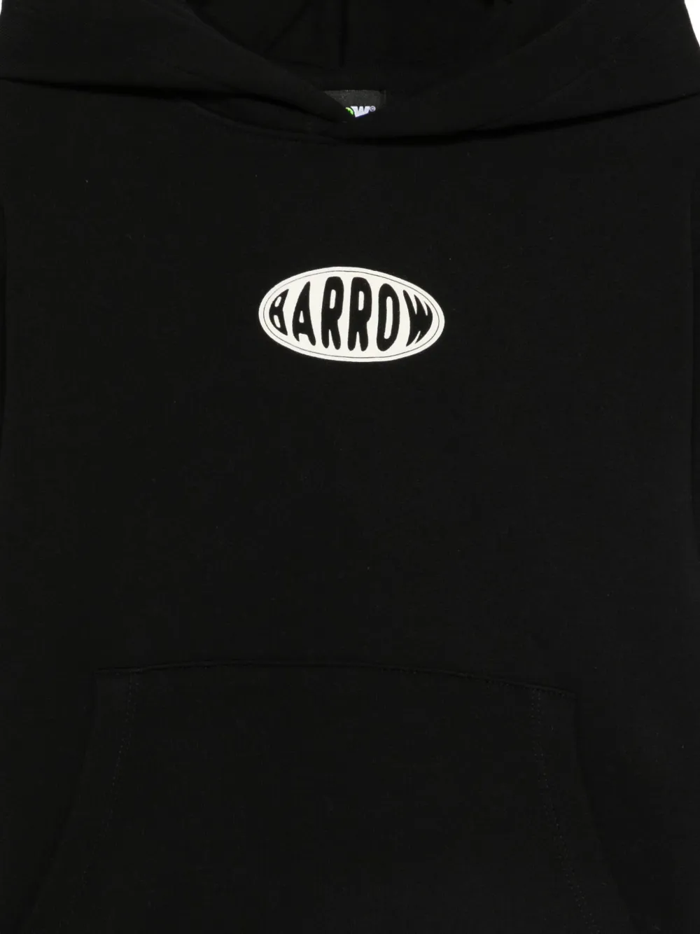 Barrow kids Hoodie met logoprint Zwart