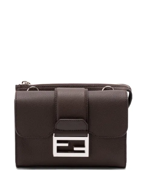 FENDI Double Baguette leather messenger bag