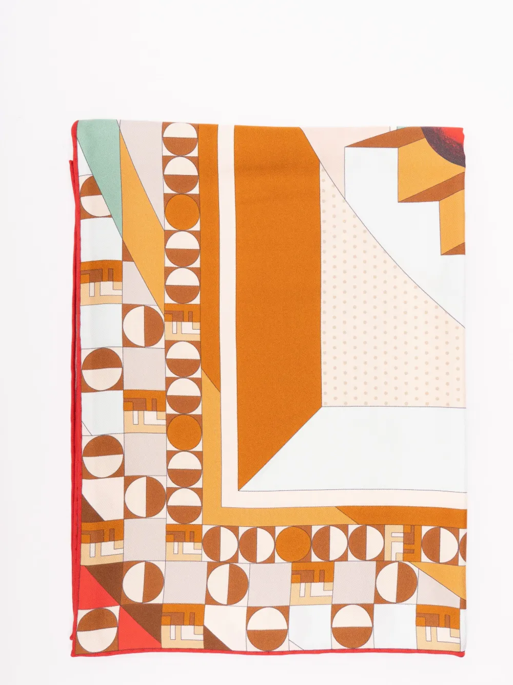 Fendi Foulard Silk Scarf In Multi
