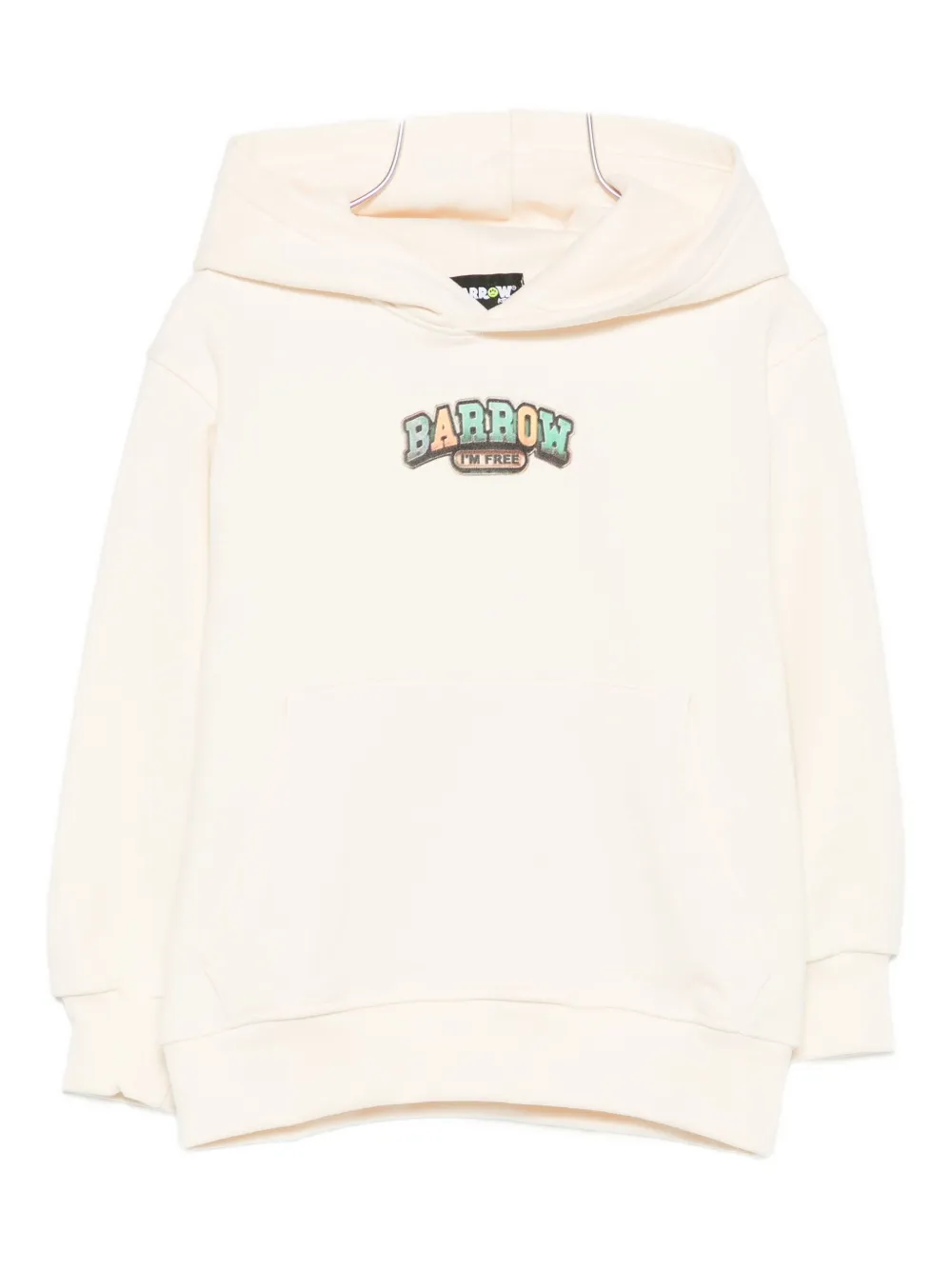 Barrow kids graphic-print hoodie | Neutrals | Image 1