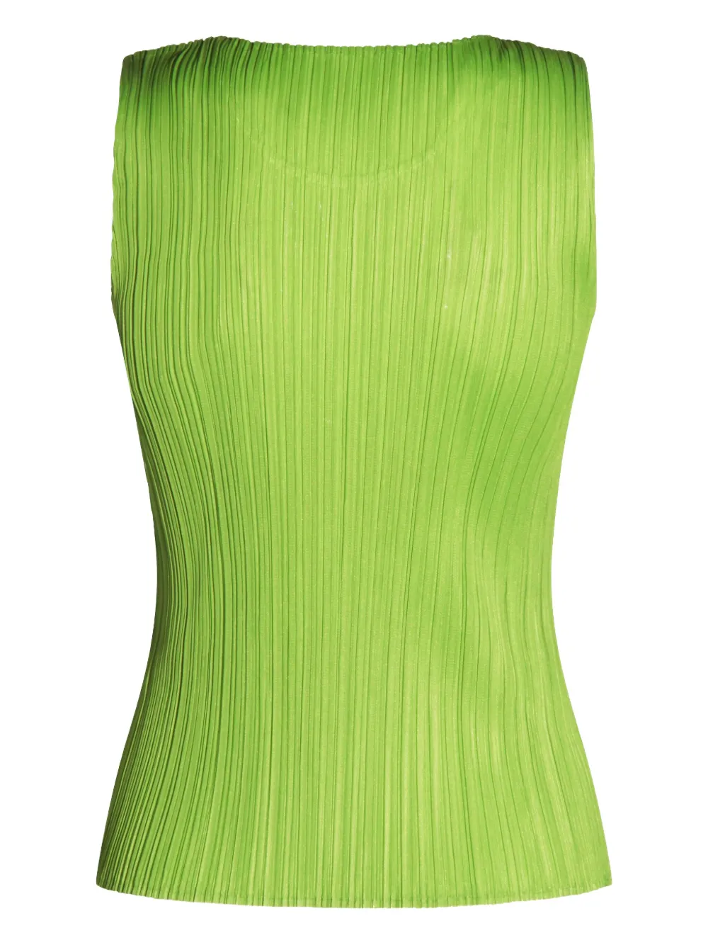 Issey Miyake Pleated Sleeveless Top In Multi