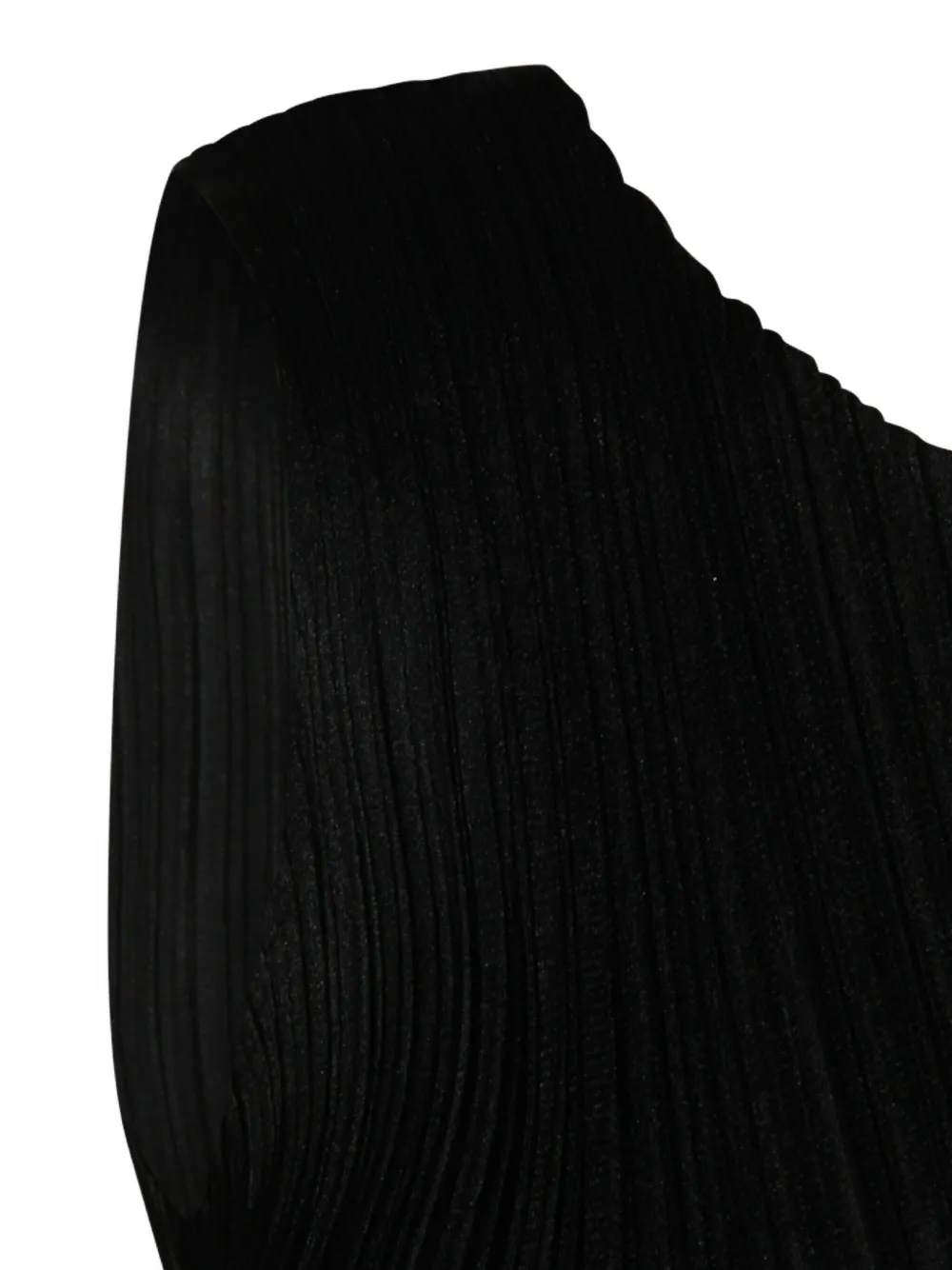 Pleats Please Issey Miyake Geplooide top Zwart